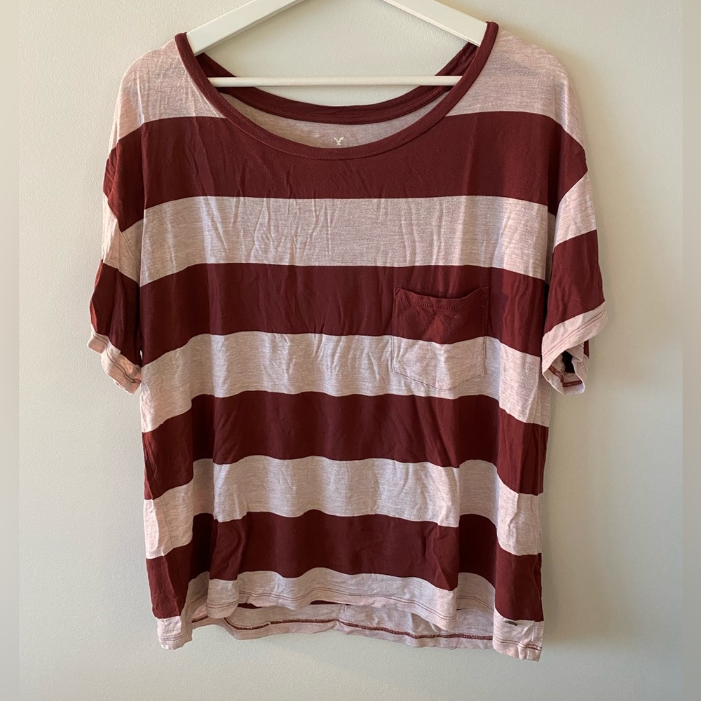 Oversized striped T-shirt